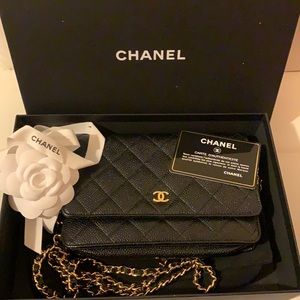 Chanel WOC Caviar